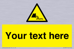 Custom Warning sewage effluent outfall